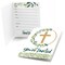 Big Dot of Happiness Elegant Cross - Fill In Religious Party Invitations (8 count)